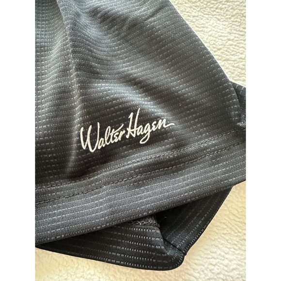 Walter Hagen Essentials Golf Polo Short Sleeve Shirt Black & Gray Men's SZ XL - Picture 4 of 8